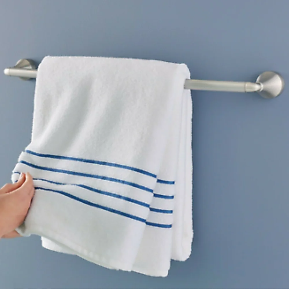 Moen Wellton 4 Pc Bath Accessory Kit Featuring Pivoting Paper Holder NEW!